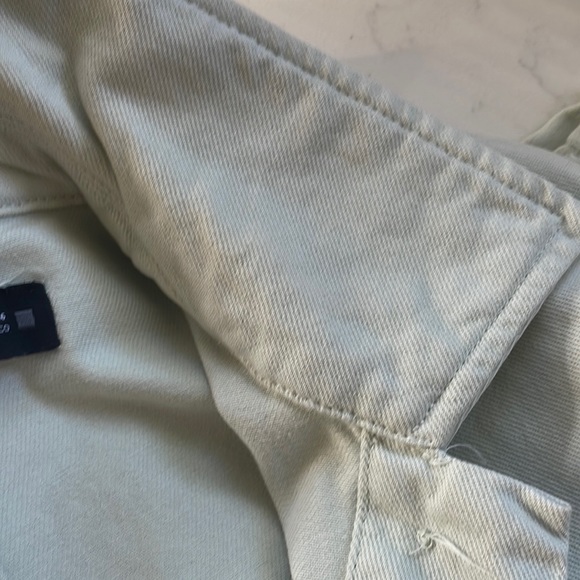 Zara denim oversized jacket w waist tie in green NWOT - Picture 10 of 17